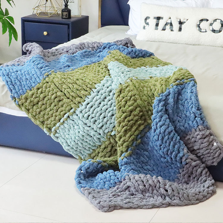 knit weighted blanket