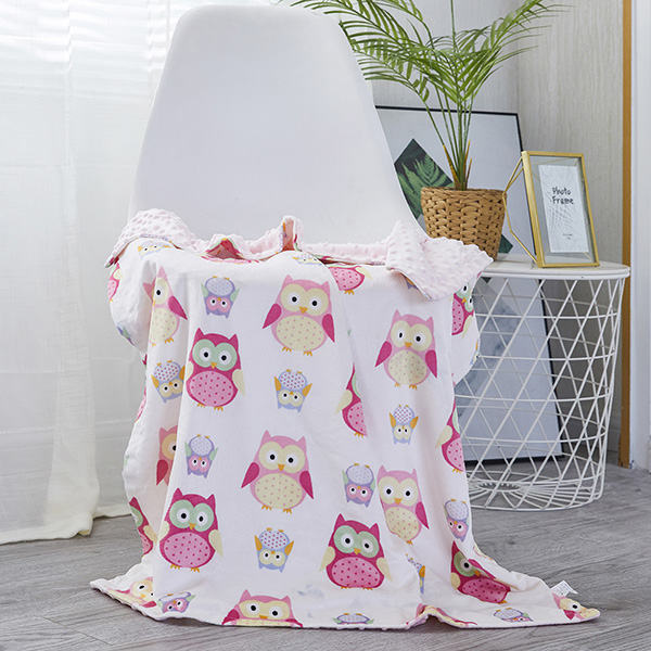 Digital Printing Crystal velvet Baby Blankets