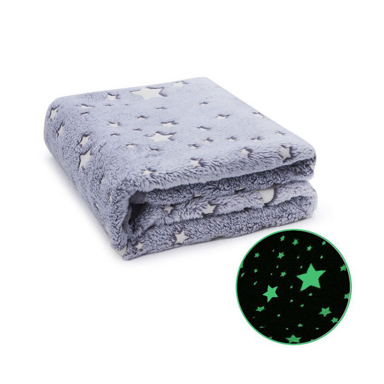 Glow In The Dark Luminous Fleece Flannel Blankets