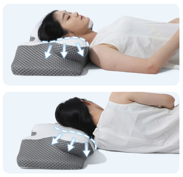 Ergonomic Contour Memory Foam Pillows - 图片 4
