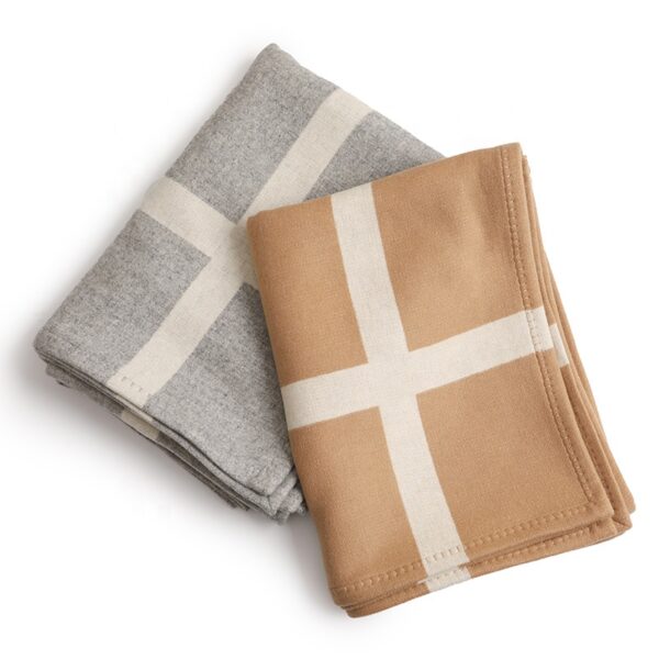 Wool Print throw Blankets