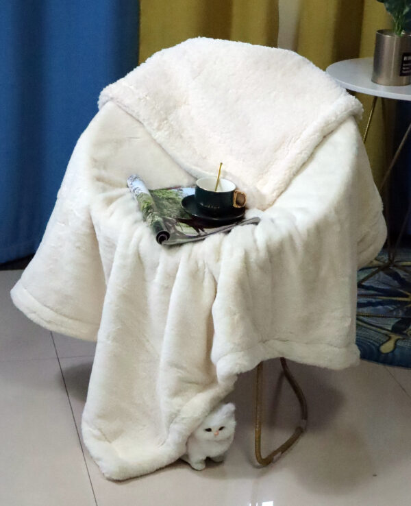 Sherpa white Blankets