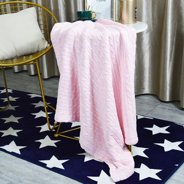 Knitted Sherpa Blankets - 图片 5