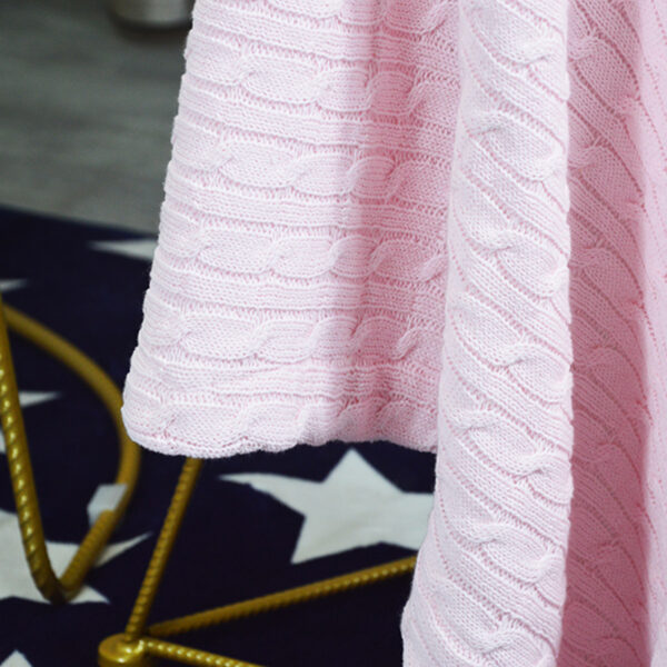 Knitted Sherpa Blankets - 图片 2