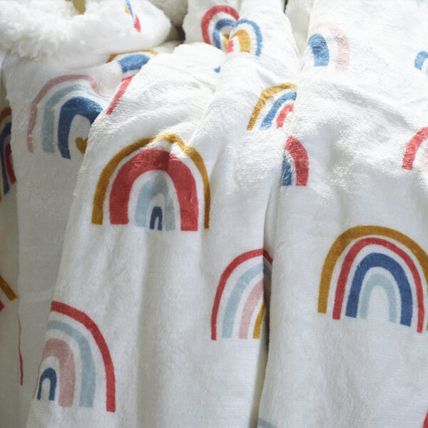 Custom print polyester fleece Blankets - 图片 5