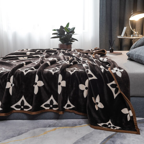 Double Print Milk Fleece Blankets - 图片 3