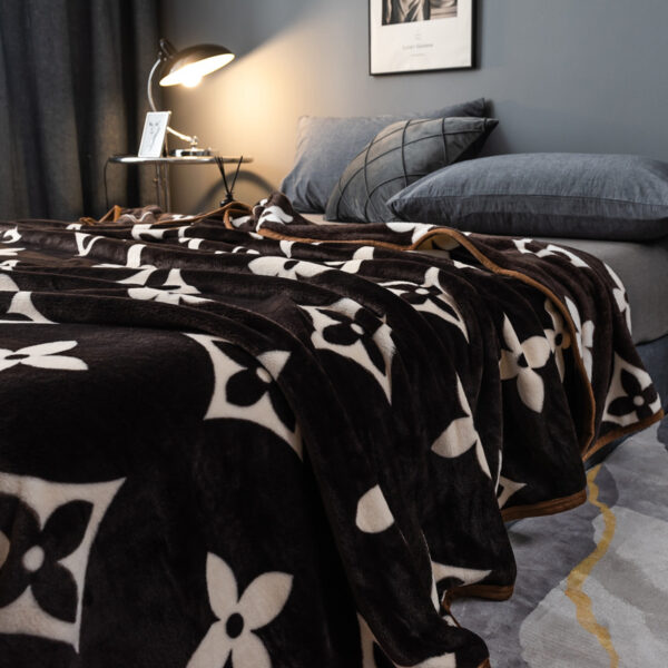 Double Print Milk Fleece Blankets - 图片 2