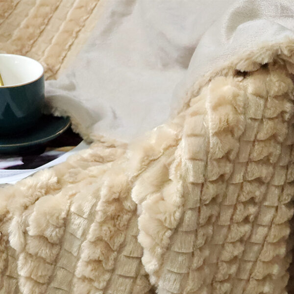 Double Larye Plush PV Fleece Blankets - 图片 3