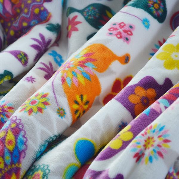 Throws Sherpa Design Printing Blankets - 图片 5