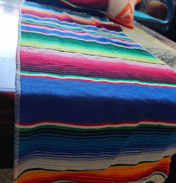 Striped Woven Blankets - 图片 2