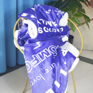 Double Sided Fleece Throw Sherpa Blankets