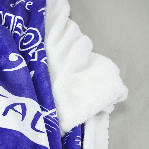 Double Sided Fleece Throw Sherpa Blankets - 图片 3