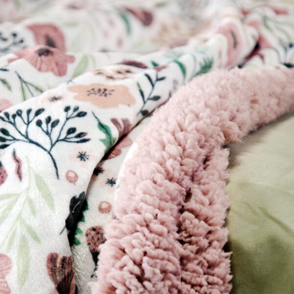 Printing Digital Flannel Fleece Sherpa Blankets