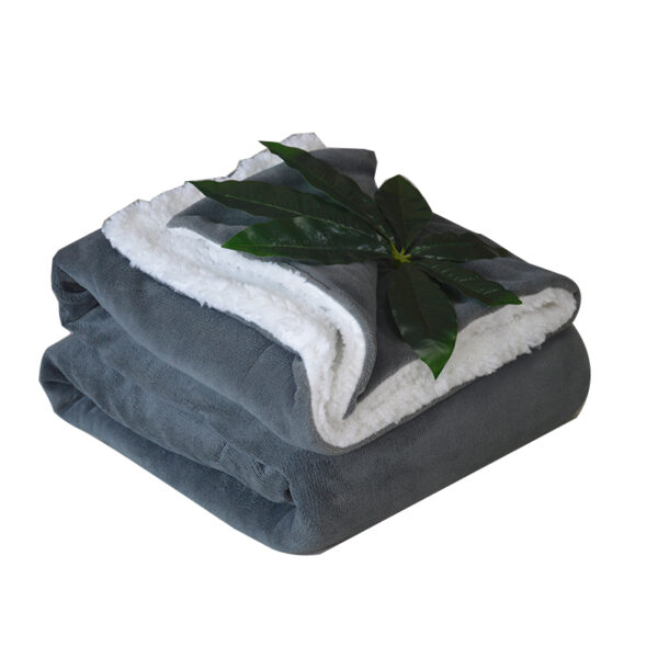 Throw Flannel Fleece Sherpa Blankets - 图片 4