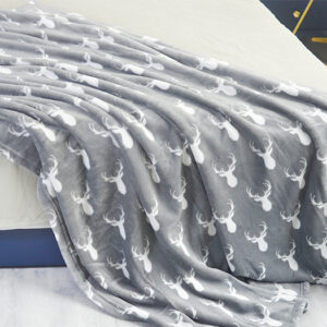 100% Polyester Printed Knitted Flannel Fleece Blankets