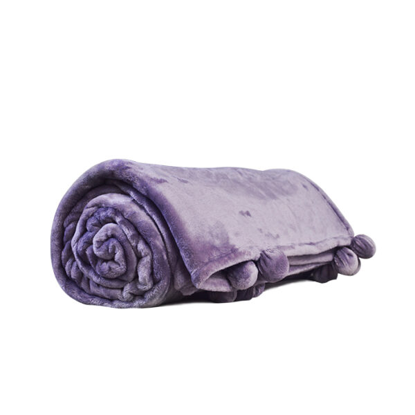Flannel Fleece Thickened Ball Blankets - 图片 4