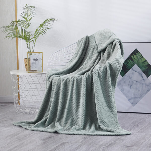 Jacquard Flannel Blankets - 图片 2