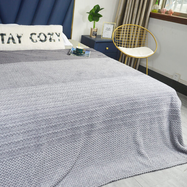 Gradient Jacquard Blankets - 图片 2