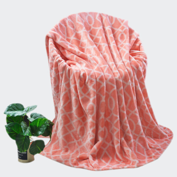 Luxury Other Pink Throw Blankets Fleece - 图片 2