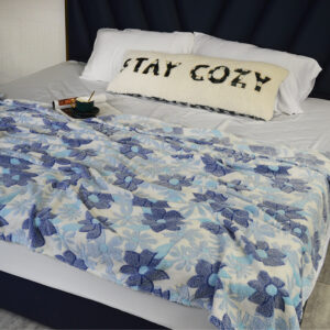 Flower Print Luminous Blankets