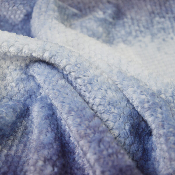 Gradient Flannel Fleece Blankets - 图片 2