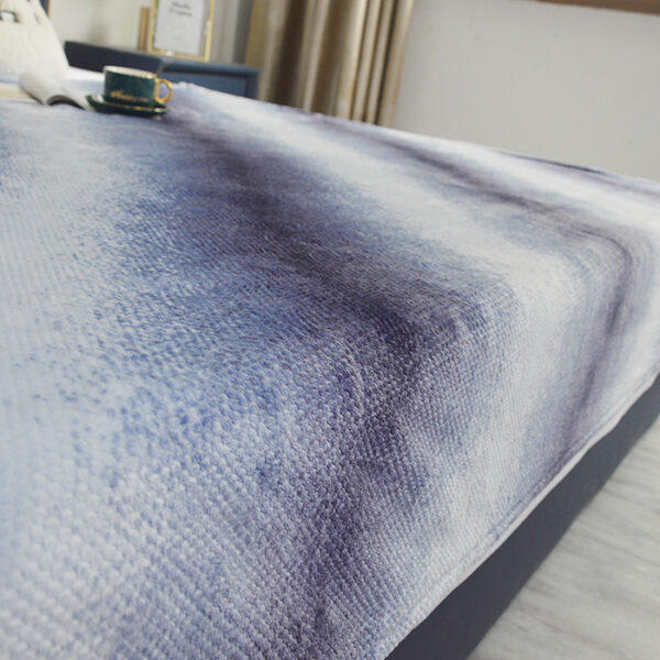 Gradient Flannel Fleece Blankets - 图片 3