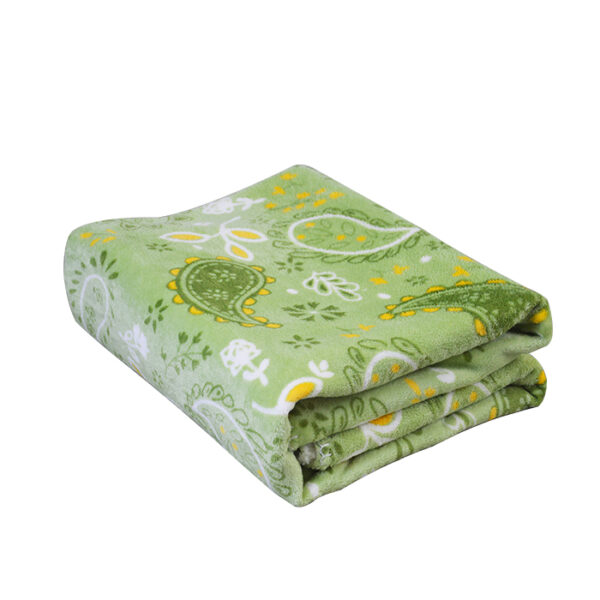 Green Luxury Designer Print Blankets - 图片 4