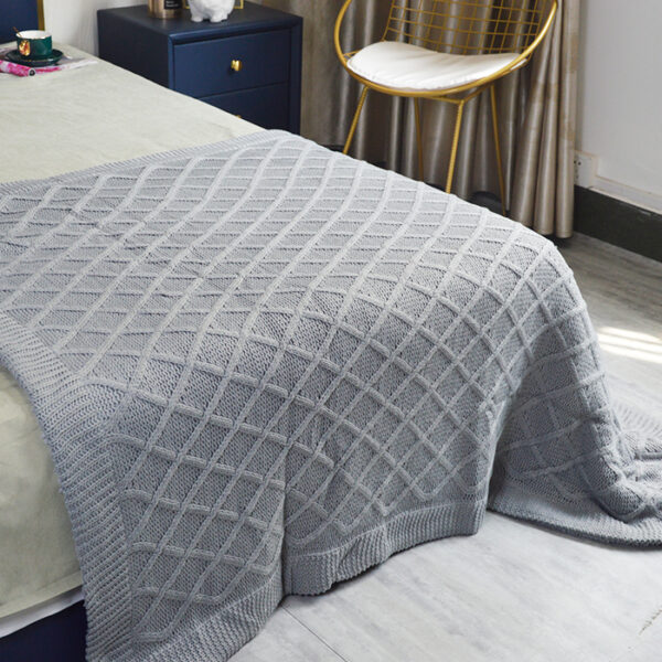 Sherpa Knit Throw Blankets
