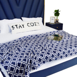 Moroccan Print Flannel Fleece Blankets