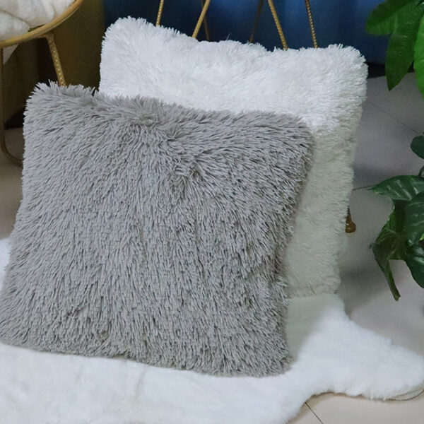 Fleece Decorative Fur Pillow Cases - 图片 3