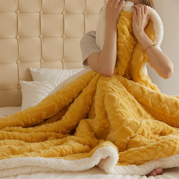 Jacquard Sherpa Blankets - 图片 2