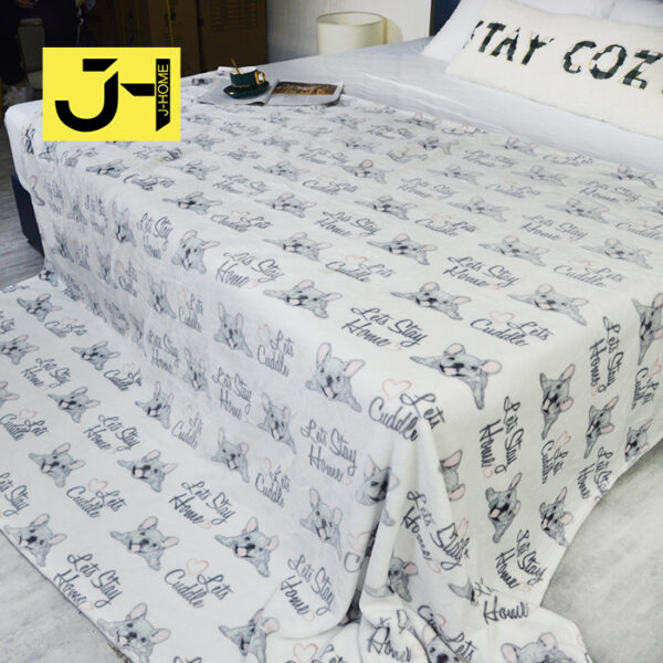 Animal Cartoon Fleece Plush Blankets