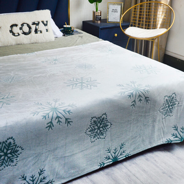 Flannel Microfiber Blankets Throw - 图片 2