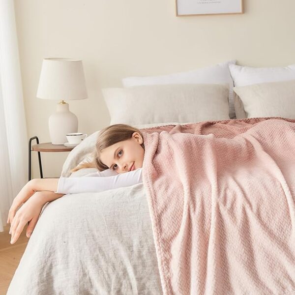 Flannel Fleece Bed Blankets Throws - 图片 4
